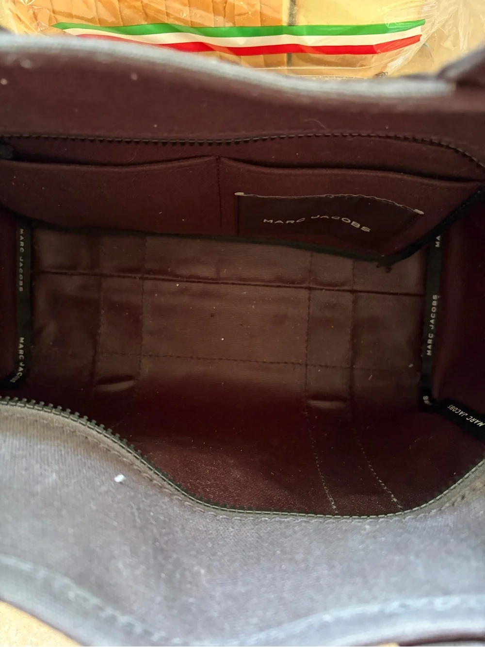 Medium Marc Jacobs Black Canvas 'The Tote Bag'